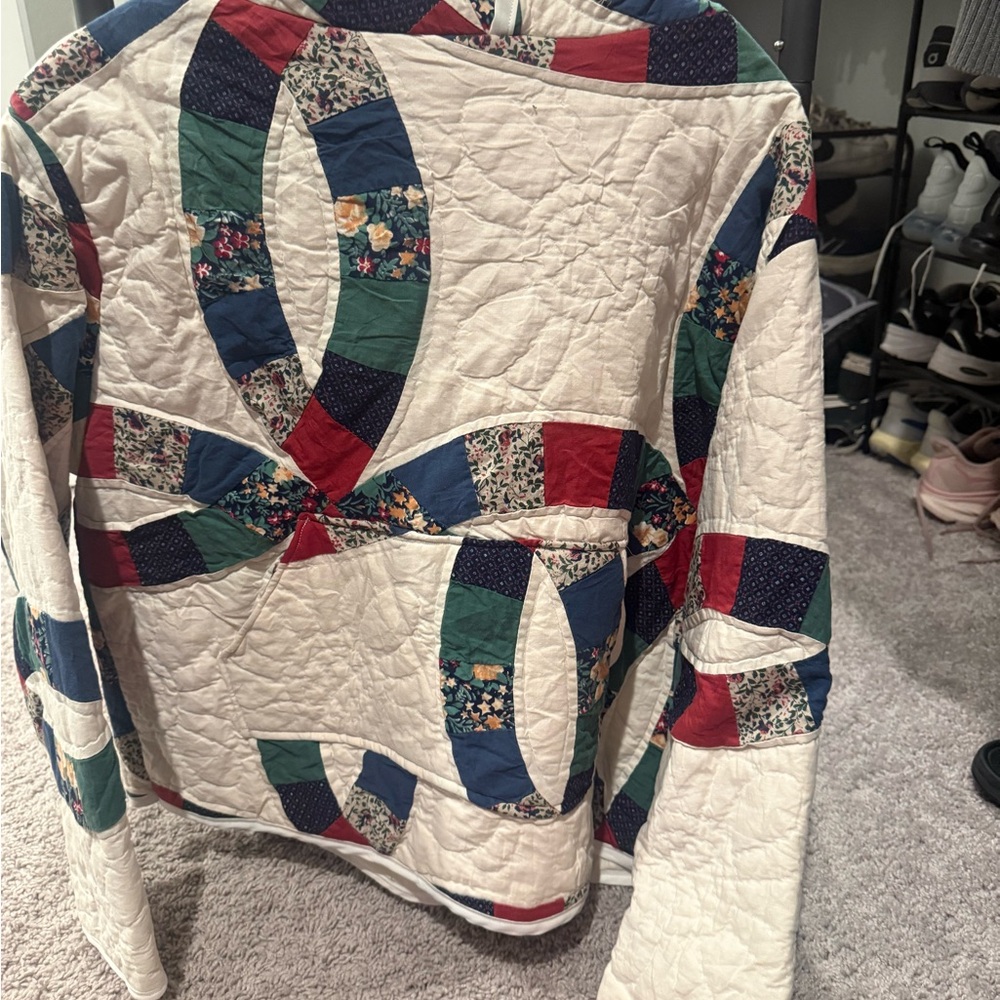 Colorful Patchwork Bomber Jacket